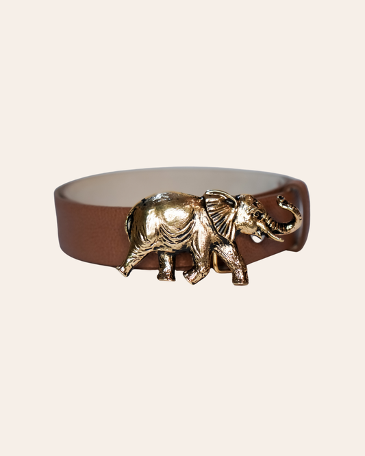 Correa Elefante Dorado - Café rugoso